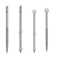 Ground Screw Post Anchor, Earth Anchor, Fence Post Metal Anchors